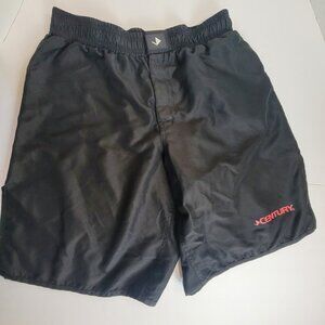 Century MMA Shorts Men's 34 Black Mixed Martial Arts Fight Shorts